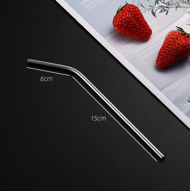 Glanix stainless steel straws